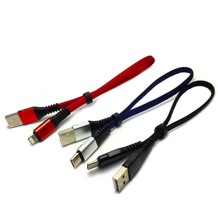 ip6s7代8X12数据编织短线卡扣方便收纳Type-c手机安卓V8充电源线