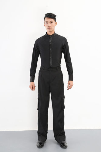 男女多口袋舞服拉丁练功服广场舞国标摩登舞交谊舞服舞蹈服跳舞服