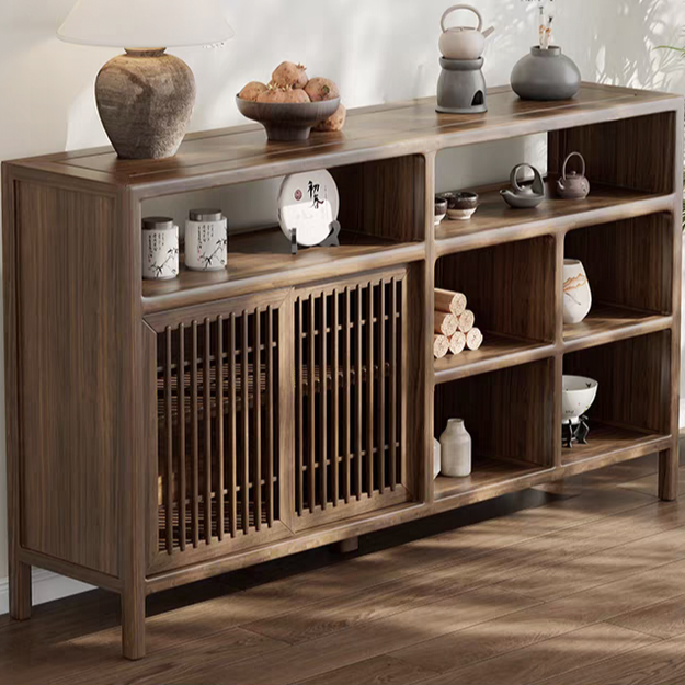 新中式老榆木餐边柜茶水柜