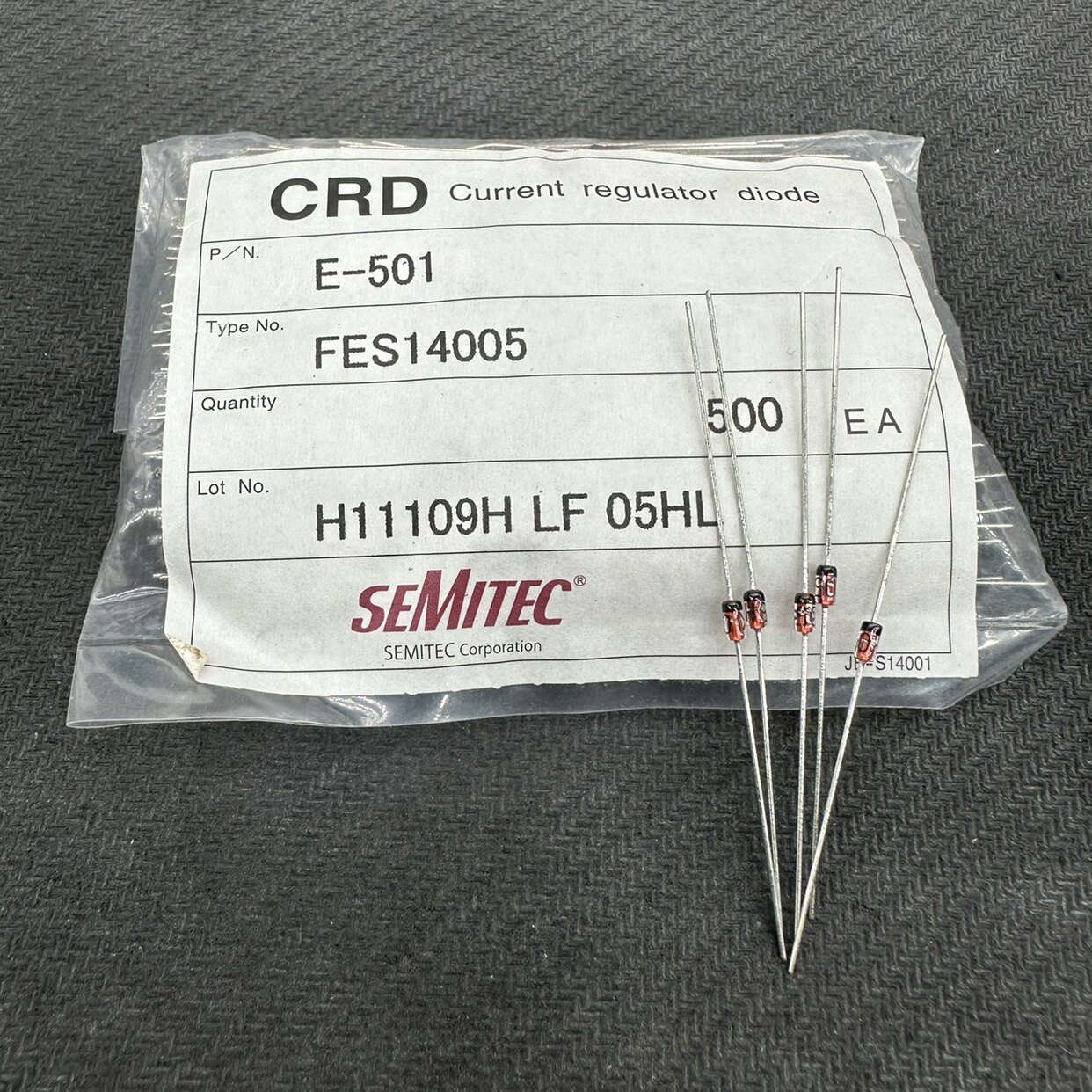 5ma日本进口限流二极管e-501直插恒流二极管s-501t semitec crd