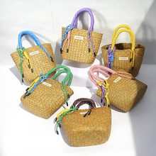 田园风花篮简约女士挎包单肩包收纳包沙滩包手提包wl中式现代