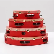 Hoa dày nhảy múa tambourine đồ chơi trẻ em tay trống trống da cừu cha mẹ dạy con nhạc cụ đạo cụ bộ gõ - Đồ chơi nhạc cụ cho trẻ em