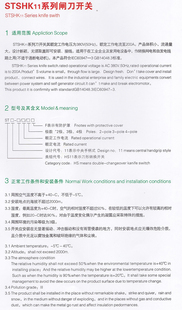 2P100A双投闸刀家用转换开关 双电源切换闸刀 2线2刀开关双向倒顺