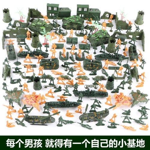 军事小兵人战场模拟玩具