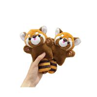 Cute and adorable cross-border raccoon pendant, plush toy doll, red panda bag, hanging decoration, keychain doll thumbnail 4
