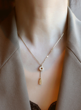 ZOXI不掉色日进斗金钱币项链配饰