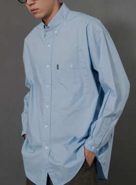 ABBOZZO 简约宽松廓形纯色衬衫