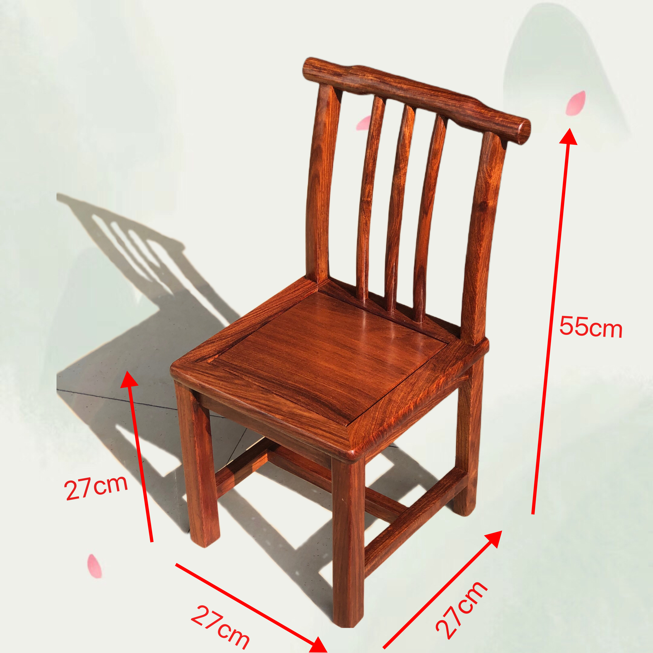 红木家具非洲靠背椅刺猬紫檀儿童
