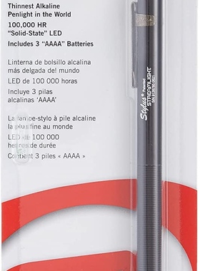 Streamlight/溪流之光 Stylus Penlight 带口袋夹 笔形 手电