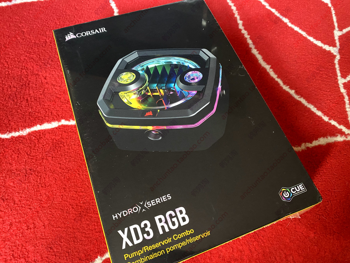 Corsair 海盗船 Hydro X XD3 RGB 分体 水冷 水泵 水箱 二合一