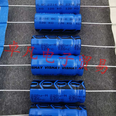 奥地利产 VISHAY 220uF 63V 120 KO 轴向铝电解电容器 220u-M