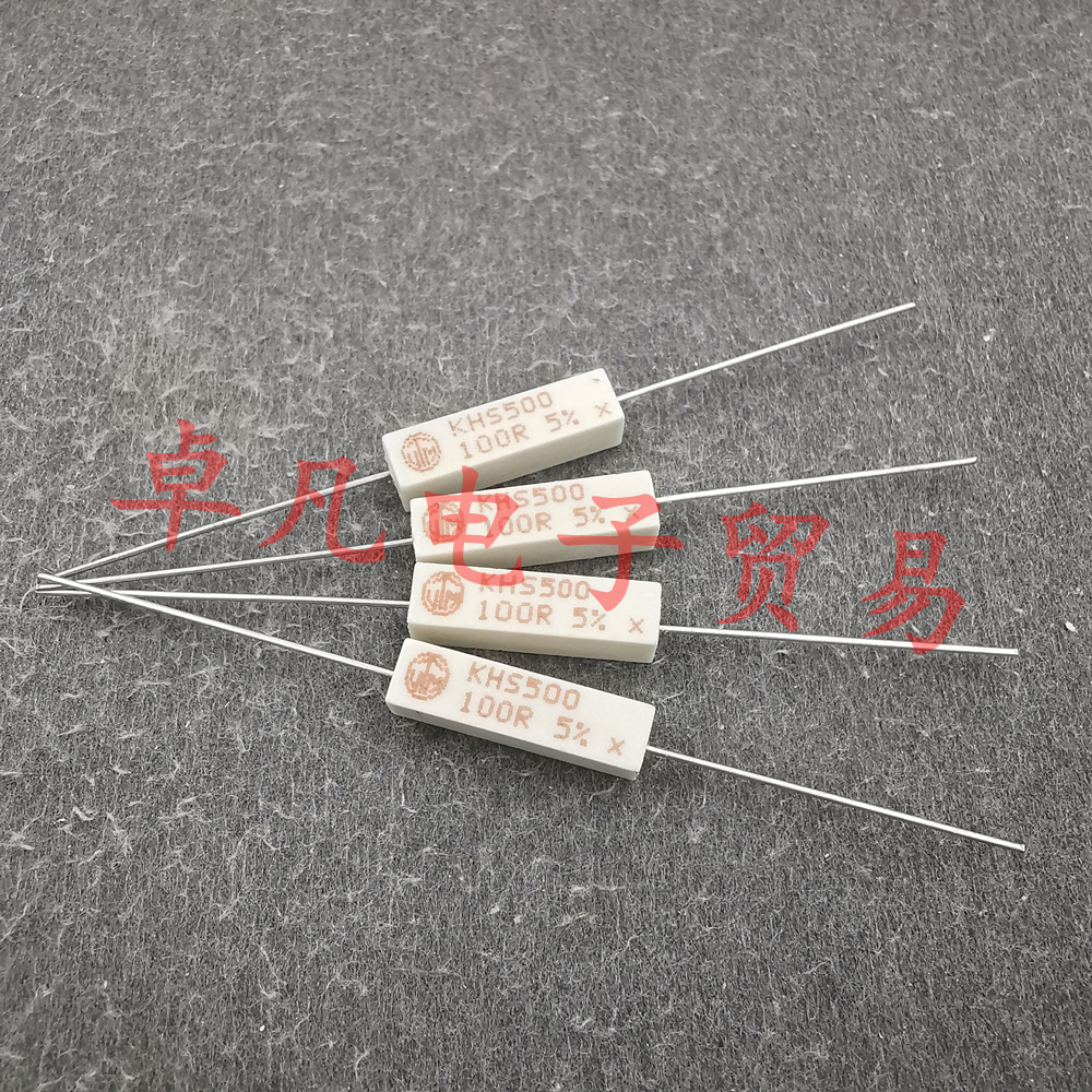 葡萄牙产 100R 5% 5W VITROHM 100欧 VTM 线绕电阻 KHS500 100Ω