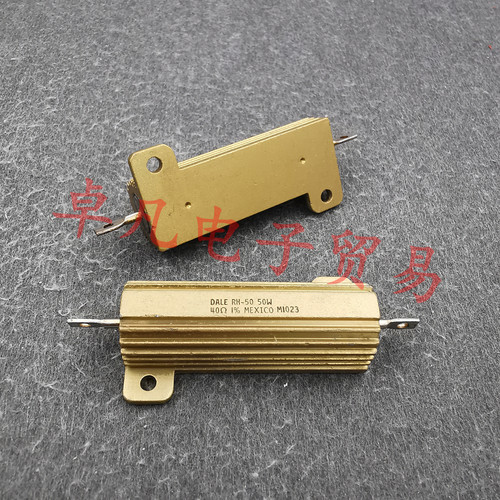 墨西哥产 DALE 12R RH-50 50W 1% 12欧 铝壳 线绕电阻 12Ω