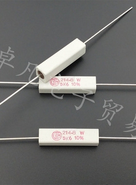 葡萄牙产 5.6K 10W VITROHM 214-8 5K6 水泥线绕电阻 VTM 5.6KΩ
