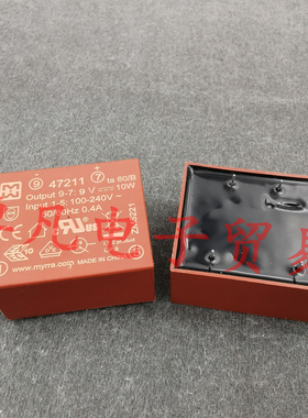 法国MYRRA 47211 100-240VAC转9VDC 10W 电源变压器
