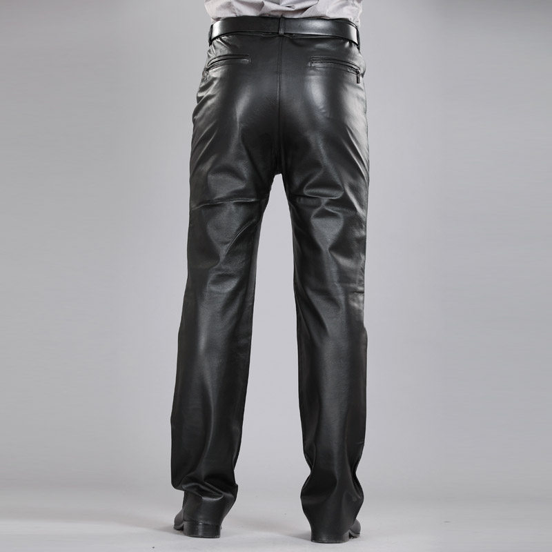 Pantalon cuir homme droit pour hiver - Ref 1482689 Image 3
