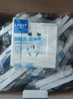 正泰开关插座暗装250V220V10A五孔三孔一开二开单控双控多控多孔