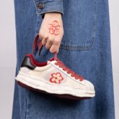 2025新款 ins原创小红花休闲鞋 厚底溶解鞋 冉言 百搭运动平底板鞋 女