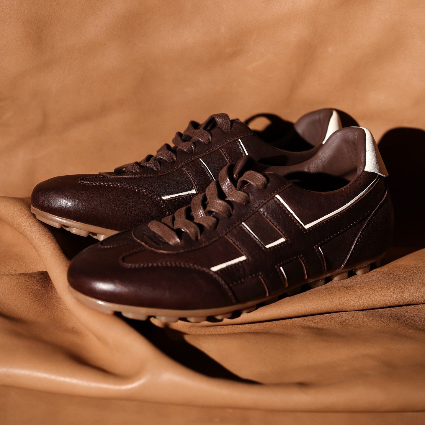 冉言2025新款头层马皮德训鞋女经典透气百搭休闲运动复古板鞋,女鞋,德训鞋,淘宝优惠券,粉丝福利购,淘宝优惠卷