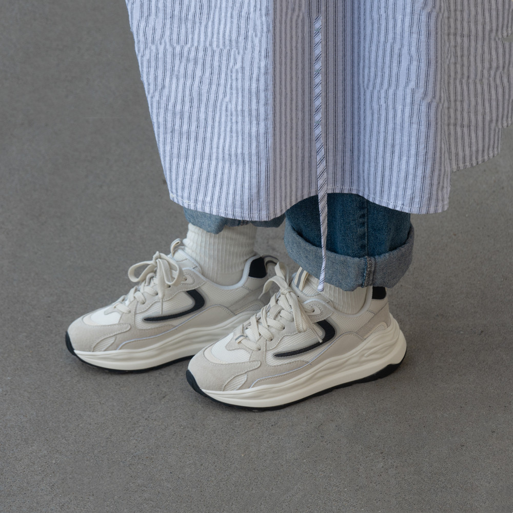 厚度复古百搭休闲阿甘鞋老爹鞋