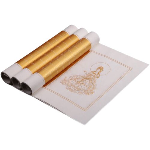 四尺对开泥金288方格纸
