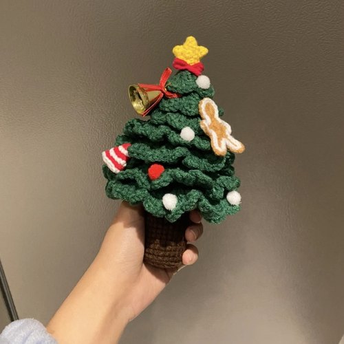 diy礼物钩针编织材料包圣诞树