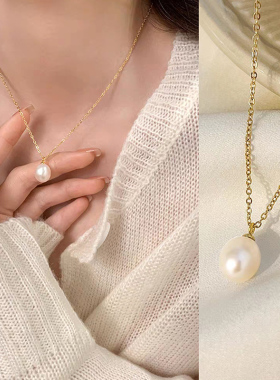 钛钢锁骨链女气质百搭轻奢时尚