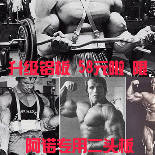肱二头肌训练板铝合金健身器材哑铃力量弯举托板练杠铃锻炼固定架