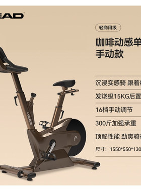 HEAD海德S362动感单车家用健身自行车磁控自行车运动器材