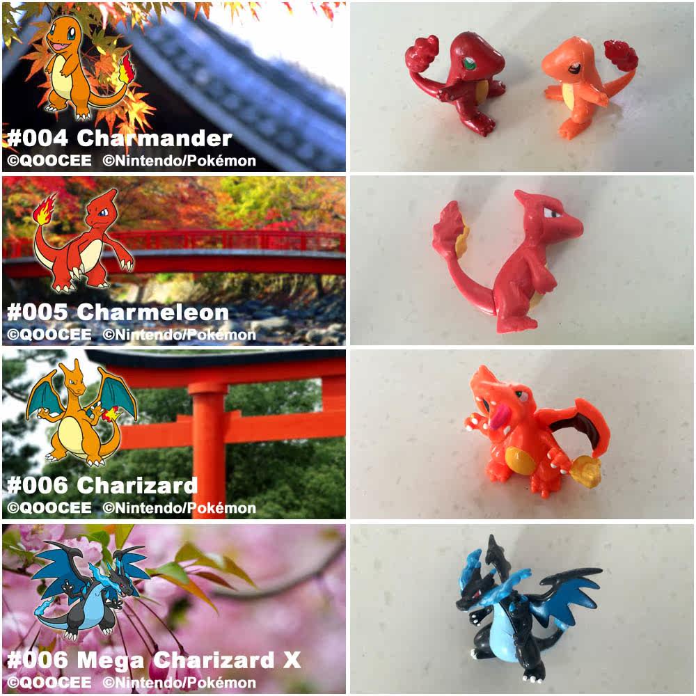 鹊城口袋妖怪-宠物小精灵福袋-宝可梦-小火龙-火恐龙-喷火龙-正版