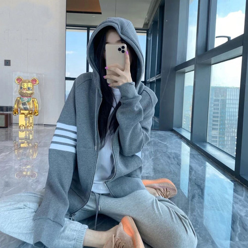 【高品质运动开衫卫衣连帽宽松】