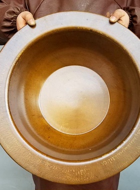 加厚手工黄铜盆结婚双喜特大号