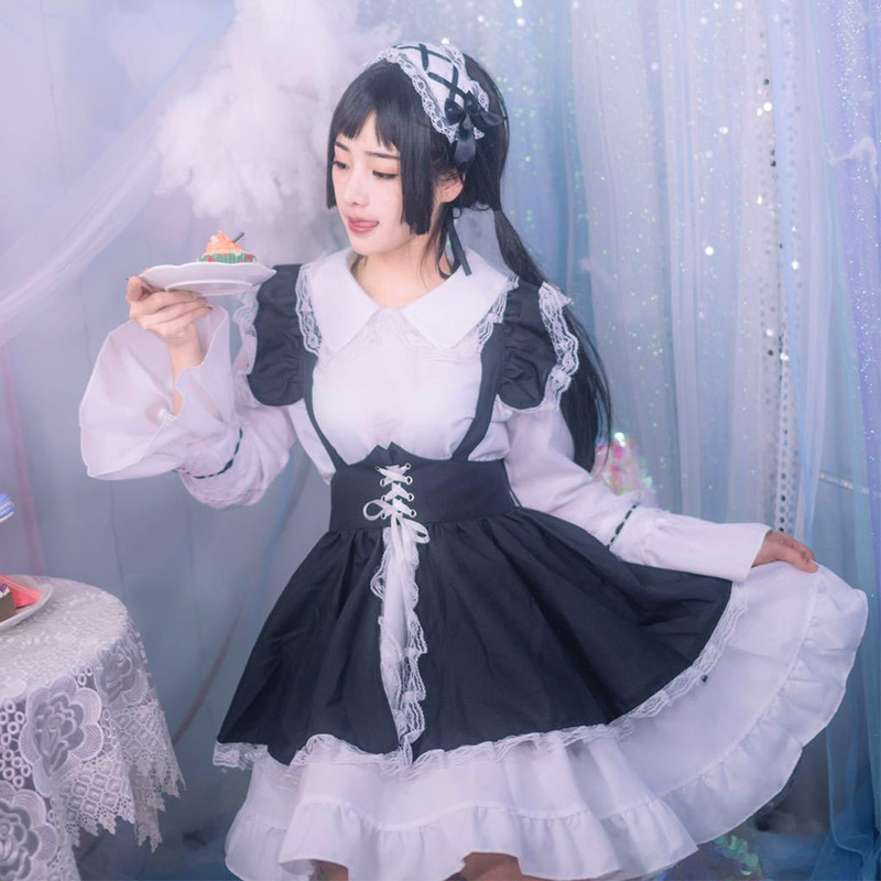 洛丽塔女仆装cos服lolita裙子女