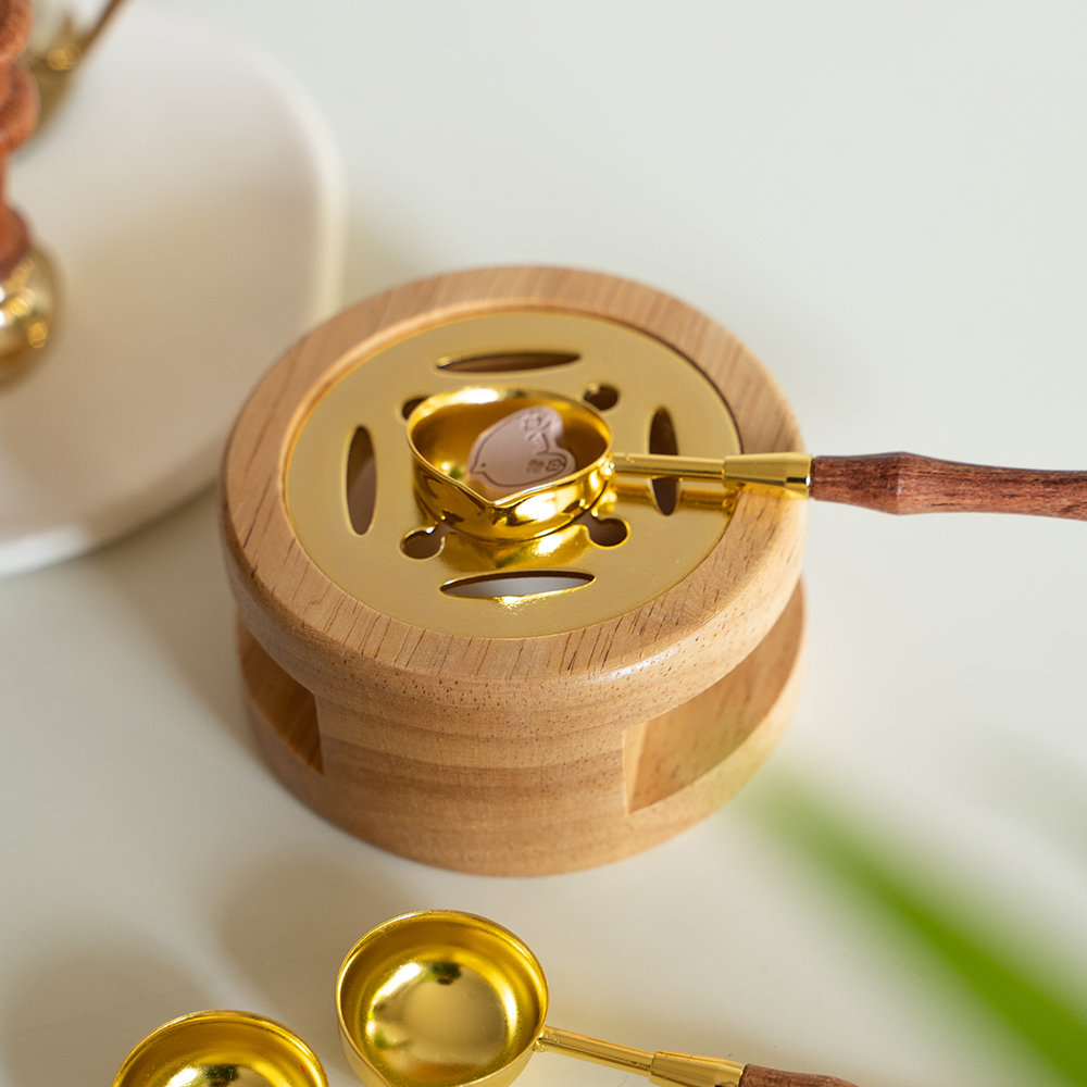 橙子手帐studio 火漆熔炉印章工具勺子原木色封蜡融化套装配件,文具电教/文化用品/商务用品,成品印章/学生用印/火漆,淘宝优惠券,粉丝福利购,淘宝优惠卷