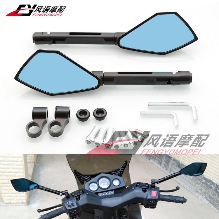 春风狒狒黄龙蓝宝龙改装后视镜