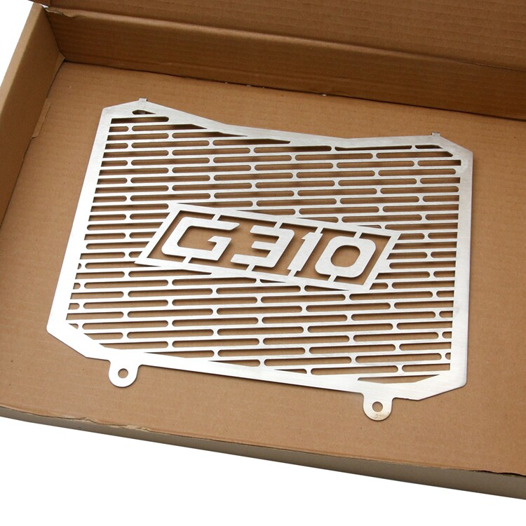 适用宝马摩托车 G310R 17-18改装油冷散热器防护网水箱保护网罩