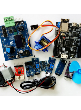 STM32F103RCT6开发板/视频教程/基础入门/带FLASH调试器ESP8266等