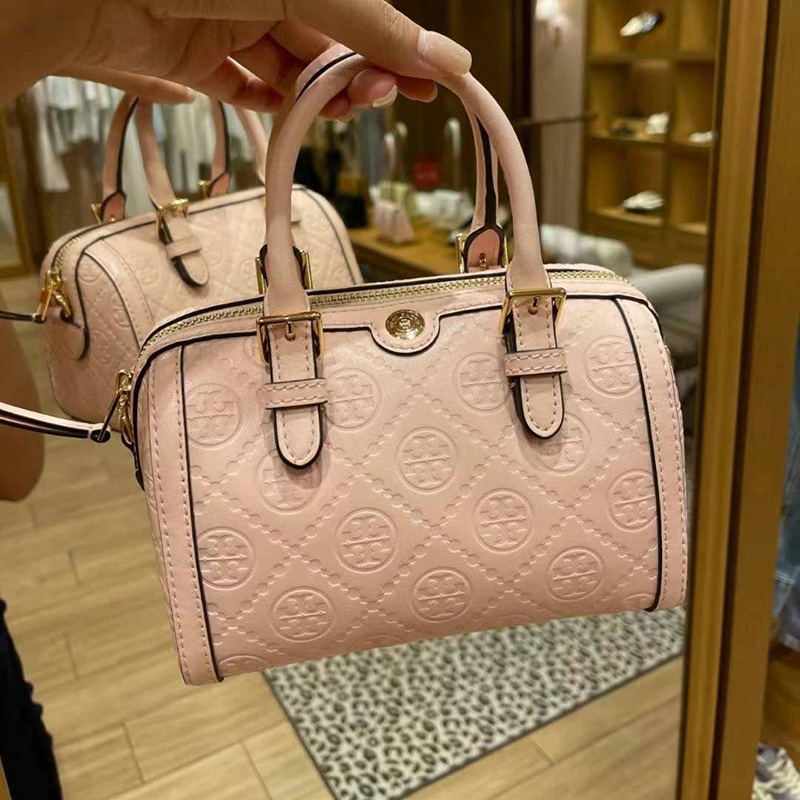 宝藏级牛货新款Monogram波士顿帆布斜挎印老花迷你枕头包女包1203