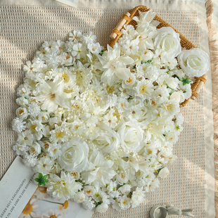 沁园春白色仿真花头diy手工材料包手作簪花头饰花环发簪裙撑装饰