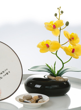仿真花手感pu蝴蝶兰客厅