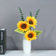 向日葵花束仿真花盆景太阳花摆设假绢花家居客厅北欧装 饰品摆件