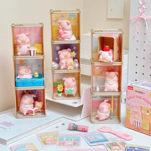 【MINISO】名创优品罐头猪LuLu系列惬意时光盲盒手办摆件公仔潮玩
