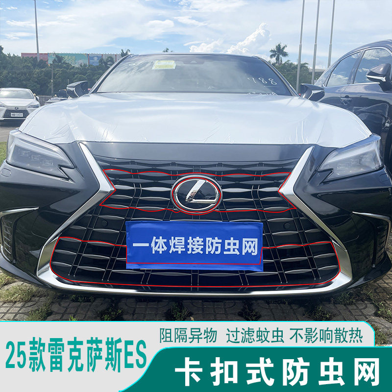 25款雷克萨斯ES前脸防虫网免拆
