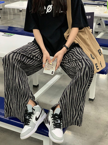 大码女装百褶阔腿裤夏季薄款