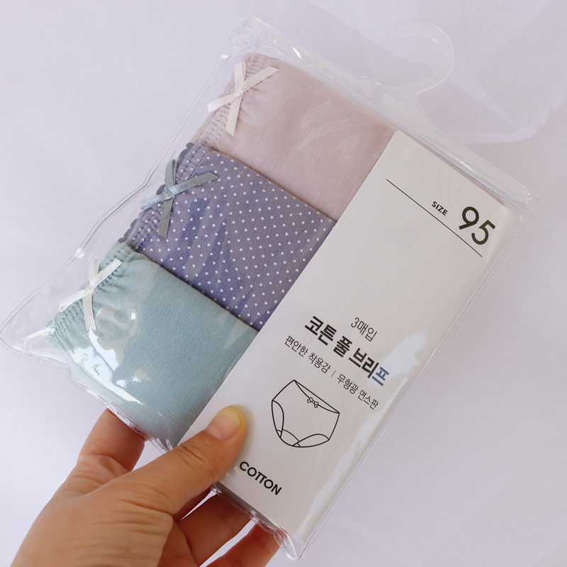 外贸韩国新款纯棉全棉裆透气内裤中腰少女生弹力女士三角裤胖MM薄,女士内衣/男士内衣/家居服,女三角裤,淘宝优惠券,粉丝福利购,淘宝优惠卷