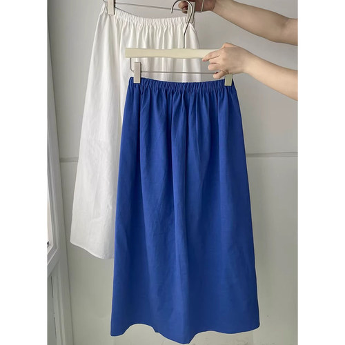 2025夏季棉麻直筒裙潮流时尚