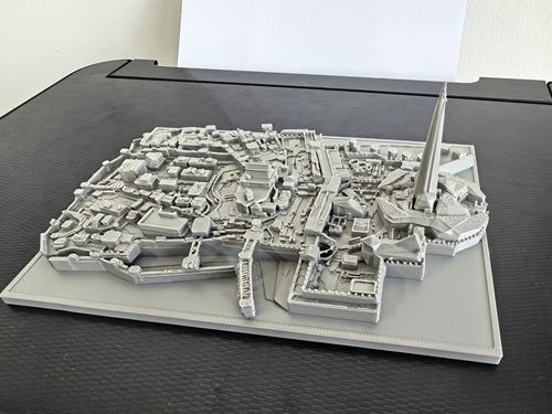 三角洲行动3D打印游戏周边模型摆件巴克仕-巴别塔地图 男生礼物