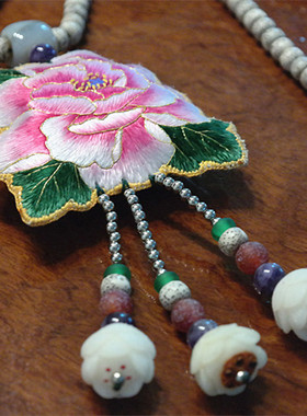 民族风全手工星月菩提礼品项链