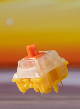 佳达隆EverFree咖喱轴机械键盘线性轴体客制化EF Curry switch