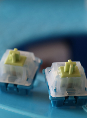 Gateron CM Switch空蒙轴55g触发双段镀金弹簧客制化机械键盘线性